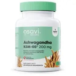 Ashwagandha KSM-66 (Nature) - 200 mg, 60 kapsułek (Osavi)