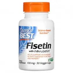 Fisetin with Novusetin, Fisetyna -  100 mg, 30 kapsułek (Doctor's Best)