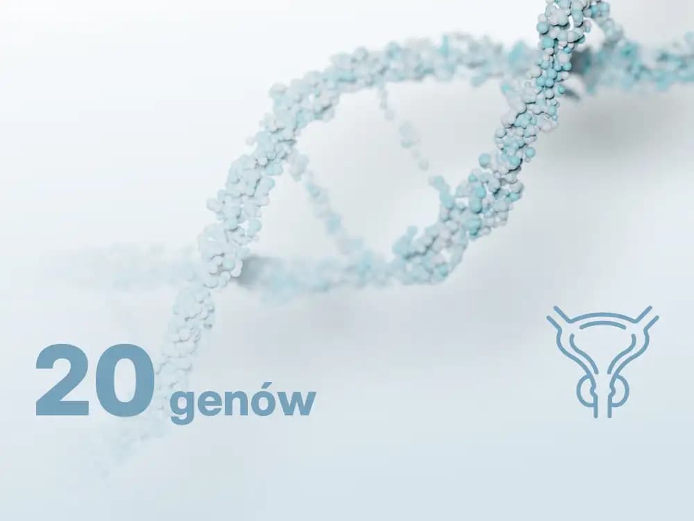 Rak prostaty – panel rozszerzony, 20 genów, met. NGS