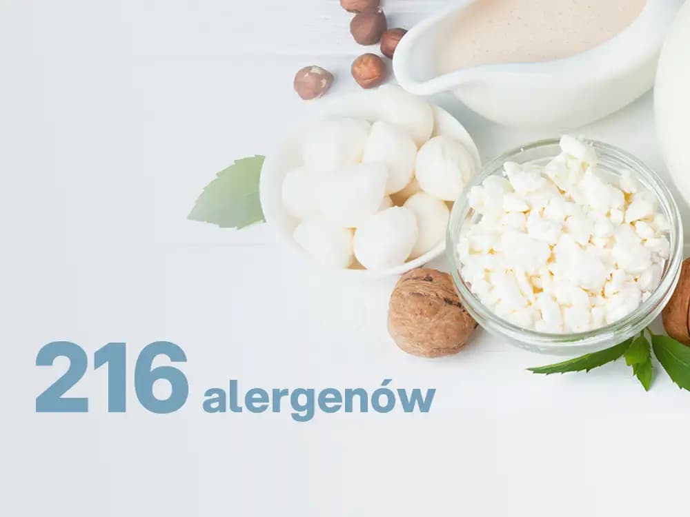 myfoodprofile - 216 alergenów IgG