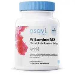 Witamina B12 - Metylokobalamina, 100mcg, 60 kapsułek (Osavi)