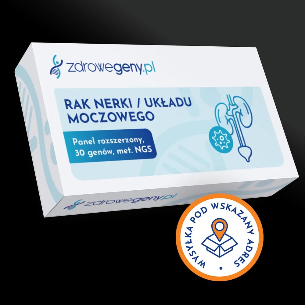 Rak nerki / układu moczowego  – panel rozszerzony, 30 genów, met. NGS