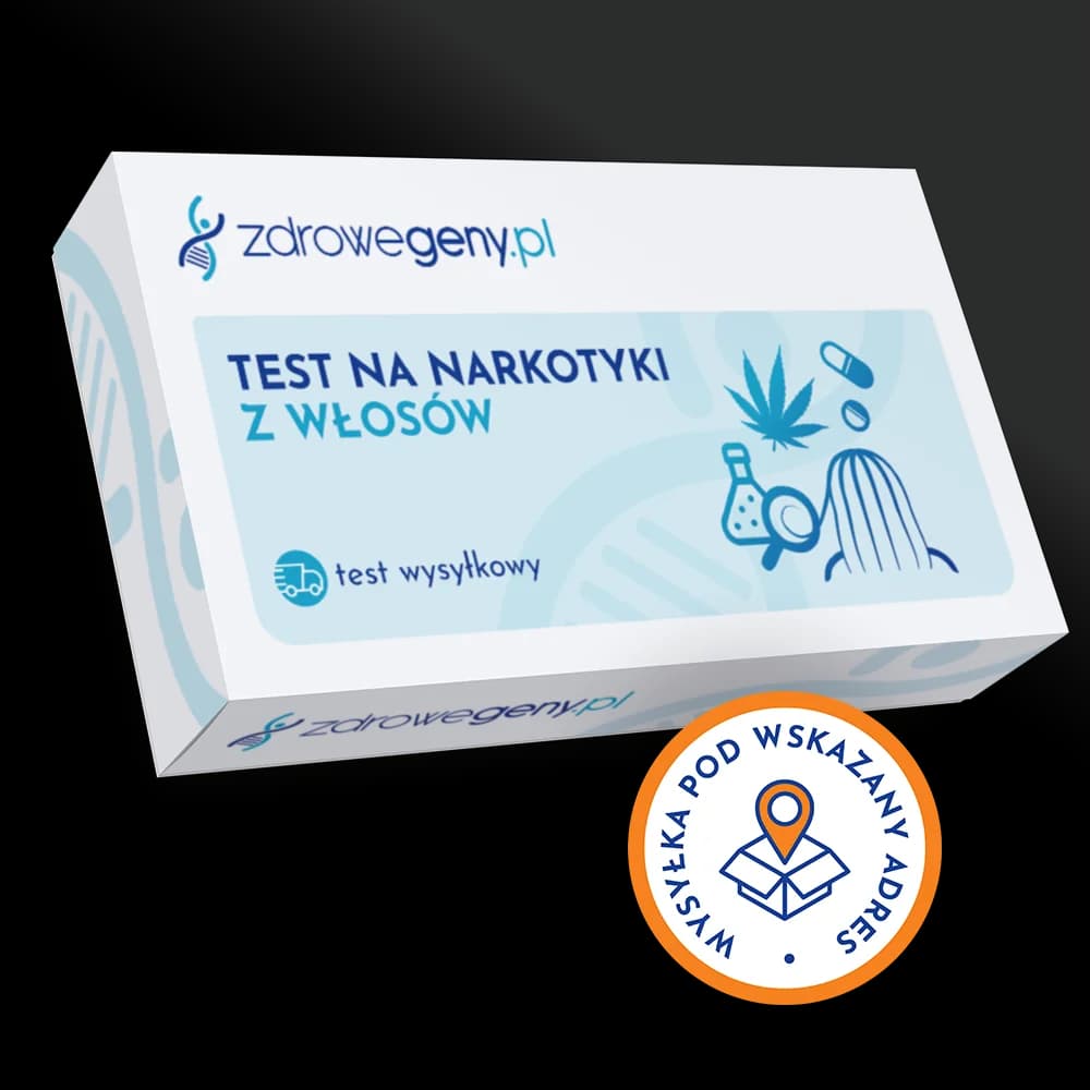 Test na narkotyki z włosów - realizacja wysyłkowa