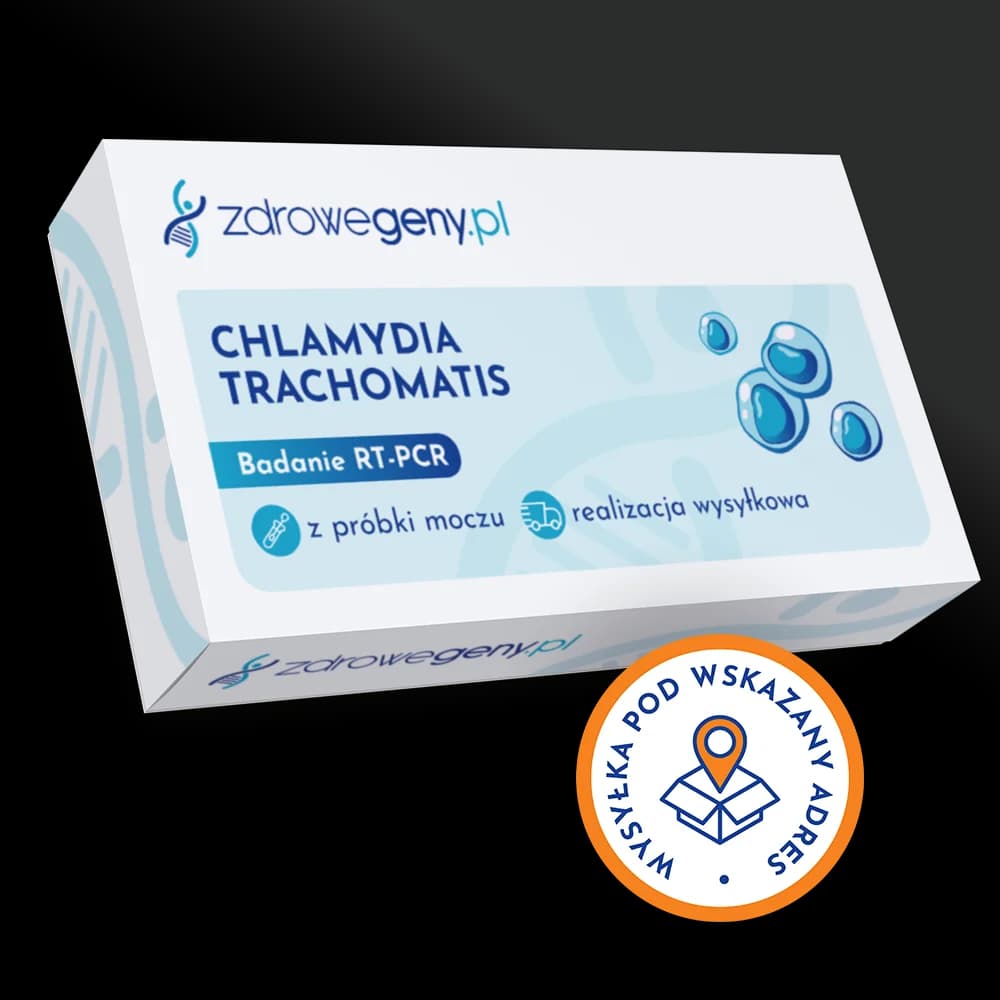 Chlamydia trachomatis - badanie RT-PCR, z próbki moczu, realizacja wysyłkowa