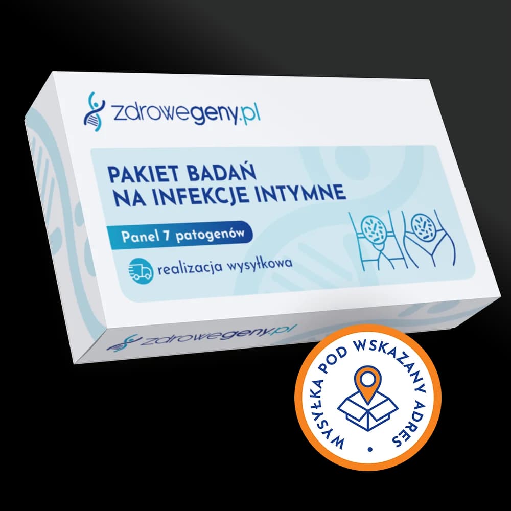 Pakiet badań na infekcje intymne - panel 7 patogenów, realizacja wysyłkowa