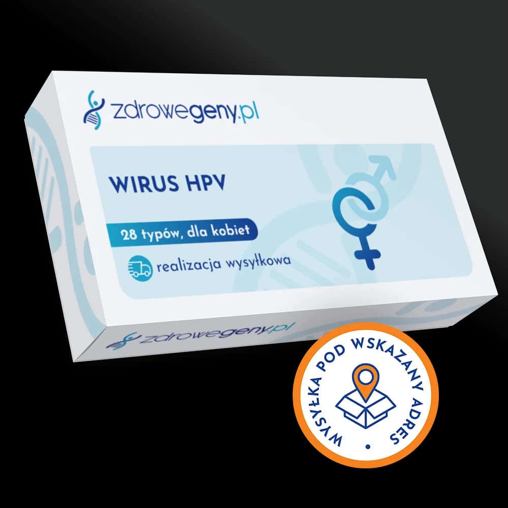 Wirus HPV - 28 typów, dla kobiet, realizacja wysyłkowa