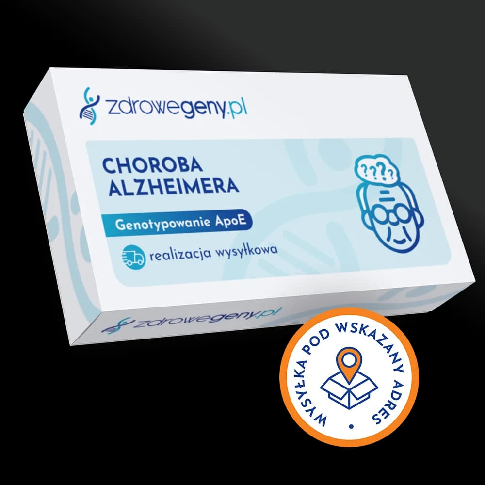 Choroba Alzheimera - genotypowanie ApoE, realizacja wysyłkowa