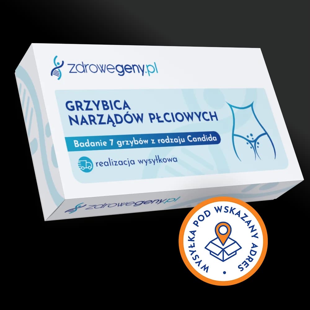 Grzybica narządów płciowych - badanie 7 grzybów z rodzaju Candida, realizacja wysyłkowa